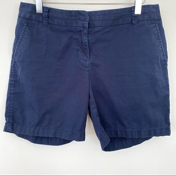 J. Crew chinos navy  shorts in 💯 cotton - Picture 1 of 8